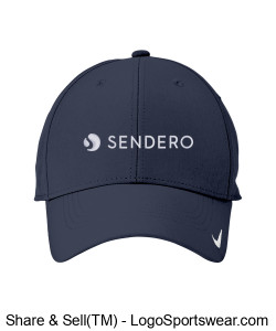 Nike Dri-FIT Legacy Cap - Standard Logo, Navy Design Zoom
